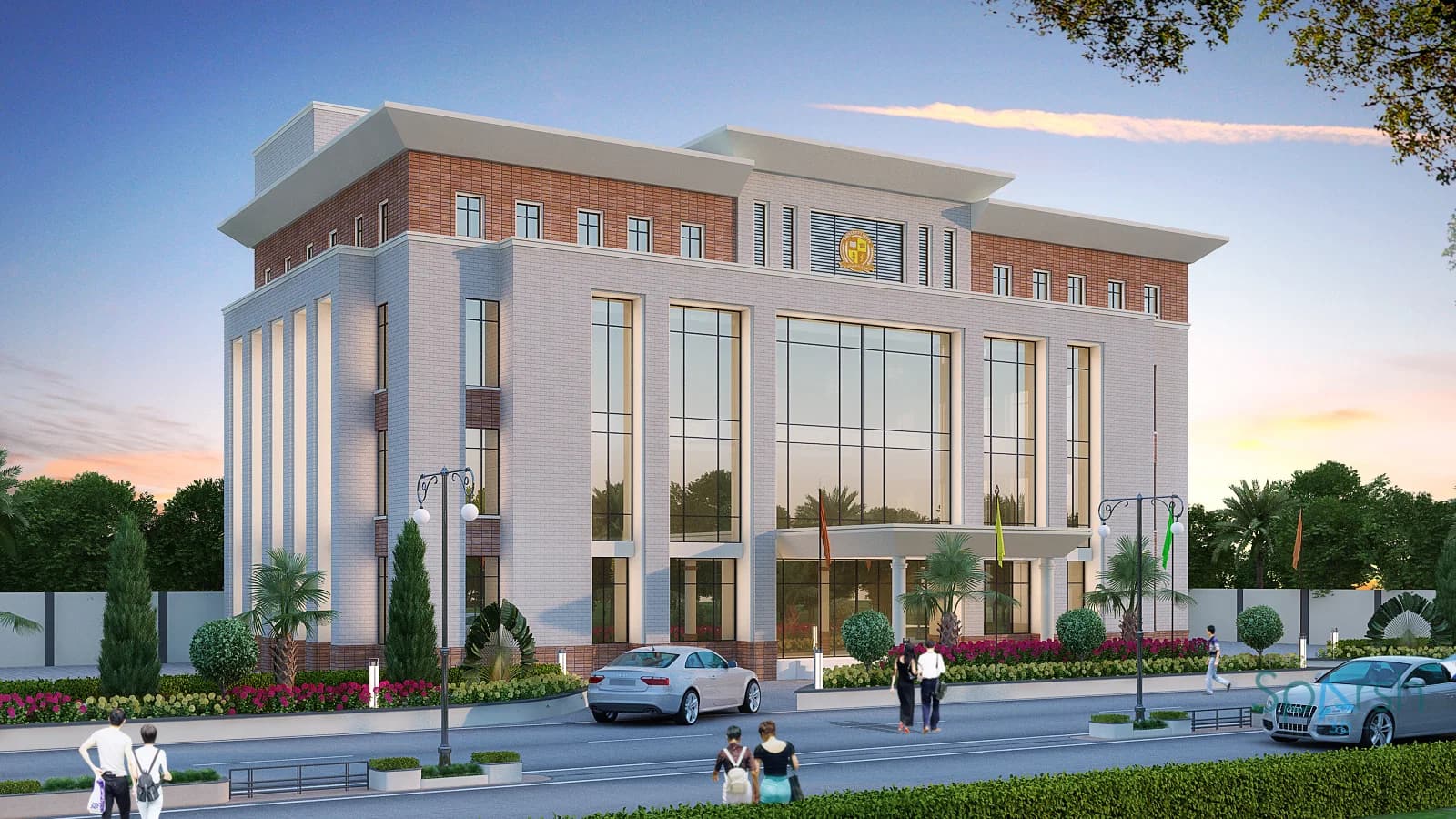 3D visualization of Abhay Singh School by Sparsh 3D Lucknow