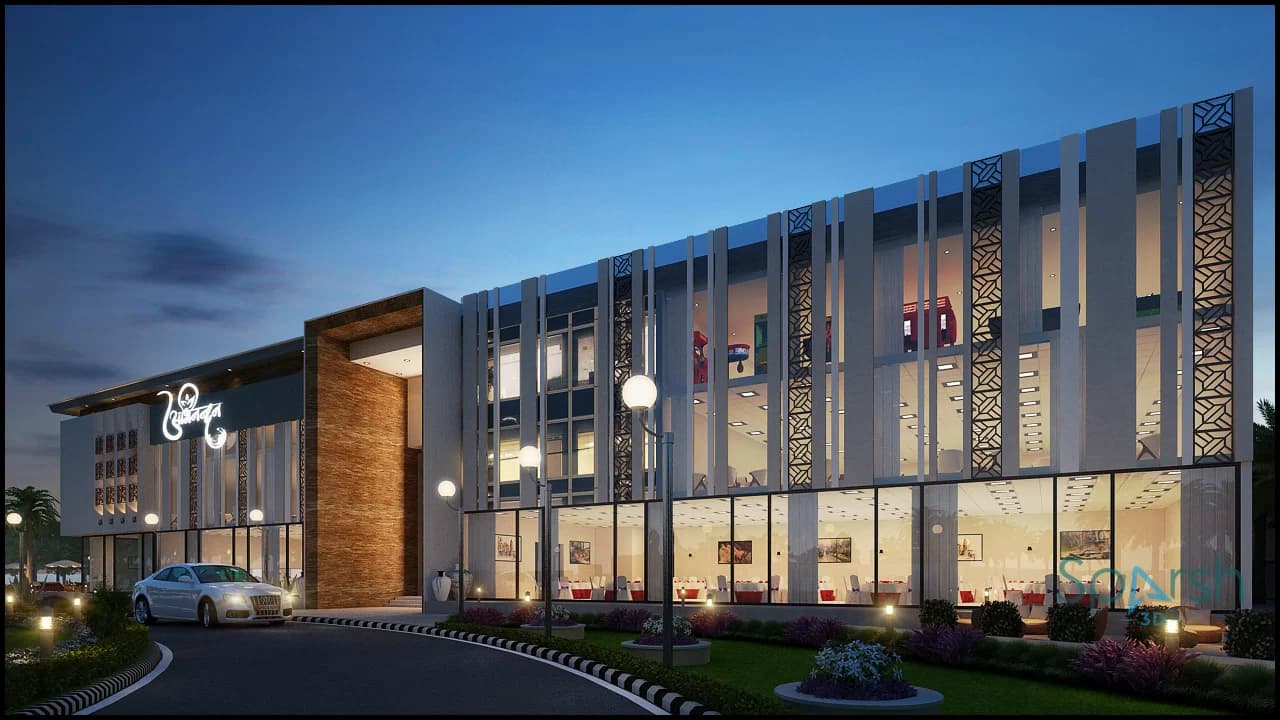 3D visualization of Abhinandan Club by Sparsh 3D Lucknow