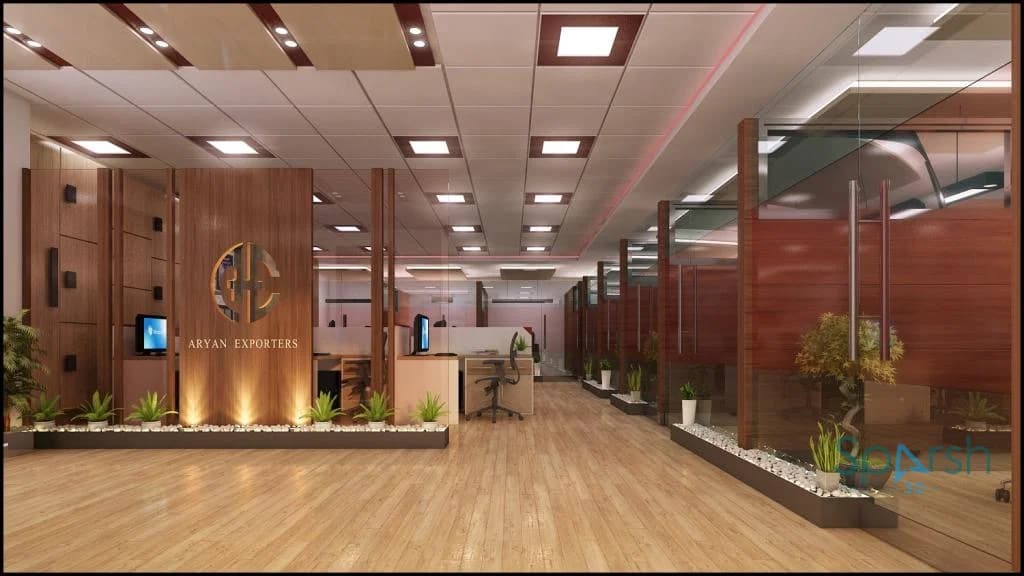 3D visualization of Aryan Exporter Office by Sparsh 3D Lucknow