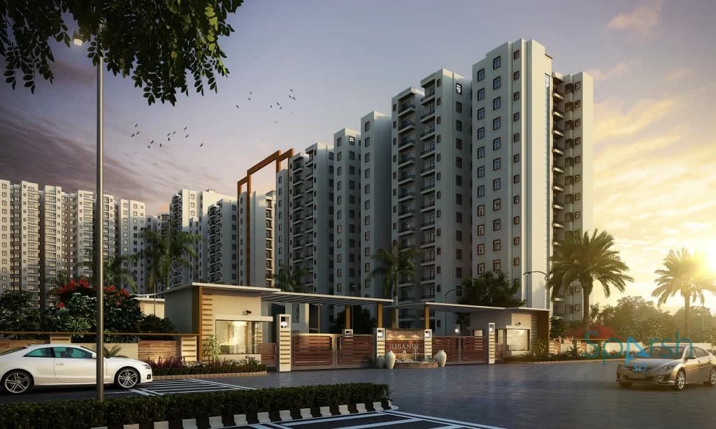 3D visualization of BBD Lotus Court by Sparsh 3D Lucknow