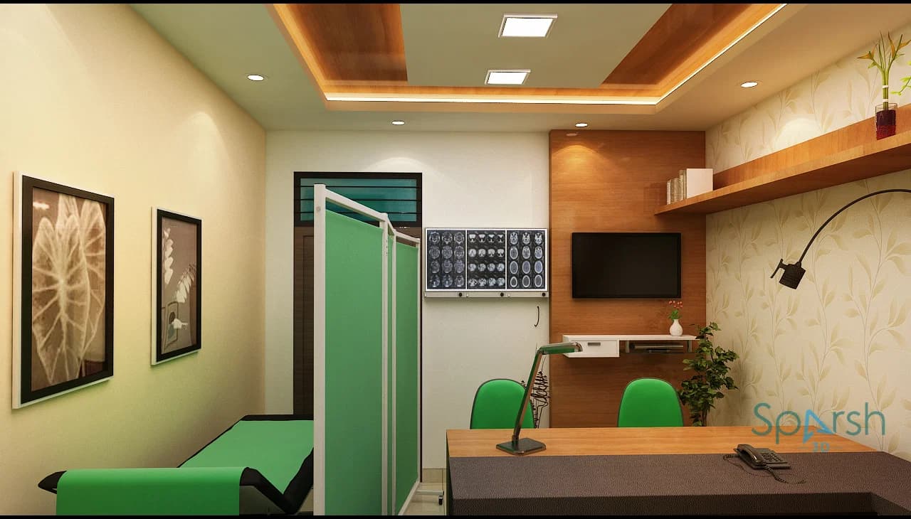 3D visualization of Consultation Ward by Sparsh 3D Lucknow