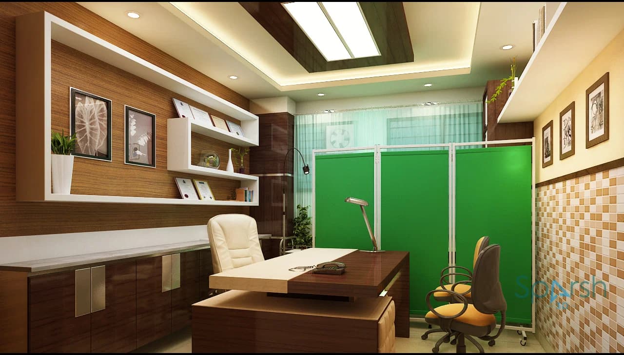 3D visualization of Doctor Cabin by Sparsh 3D Lucknow