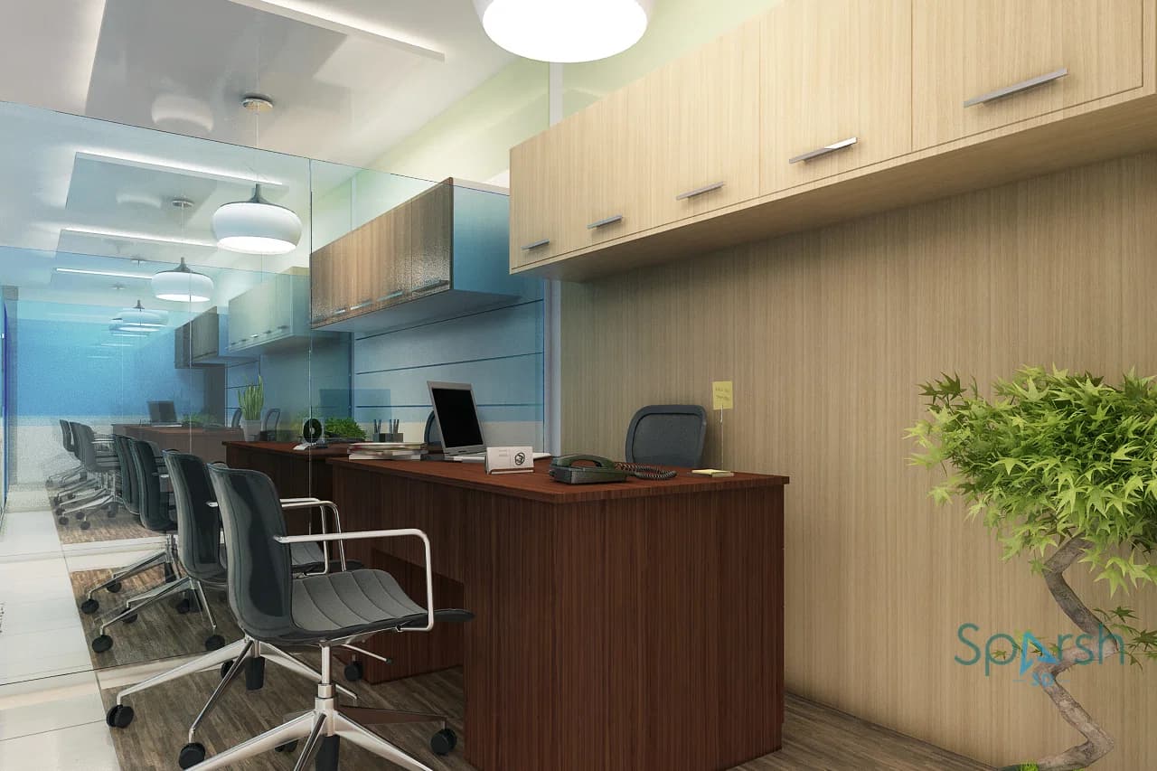 3D visualization of Employee Cabin by Sparsh 3D Lucknow
