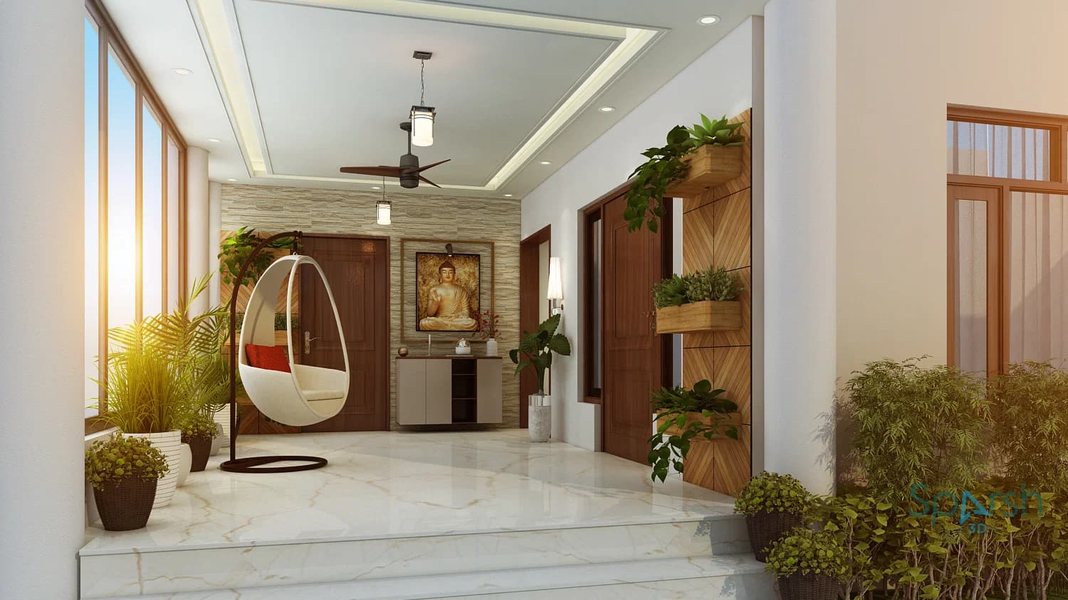 3D visualization of Entrance View by Sparsh 3D Lucknow