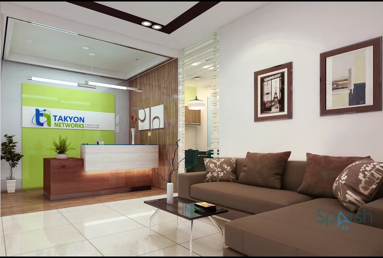 3D visualization of Reception by Sparsh 3D Lucknow