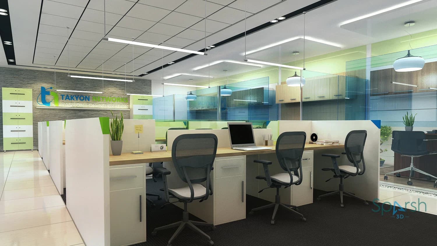 3D visualization of Staff Sitting by Sparsh 3D Lucknow