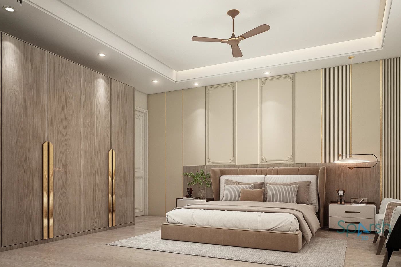 3D visualization of Guest Room by Sparsh 3D Lucknow