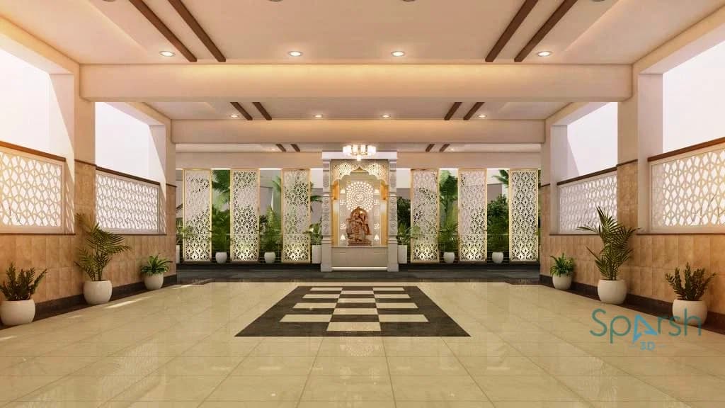 3D visualization of Hind Temple by Sparsh 3D Lucknow