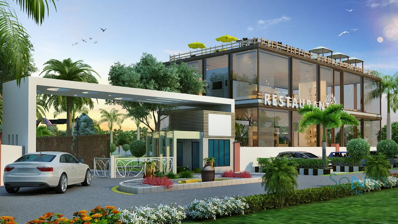 3D visualization of Lavanya Club by Sparsh 3D Lucknow