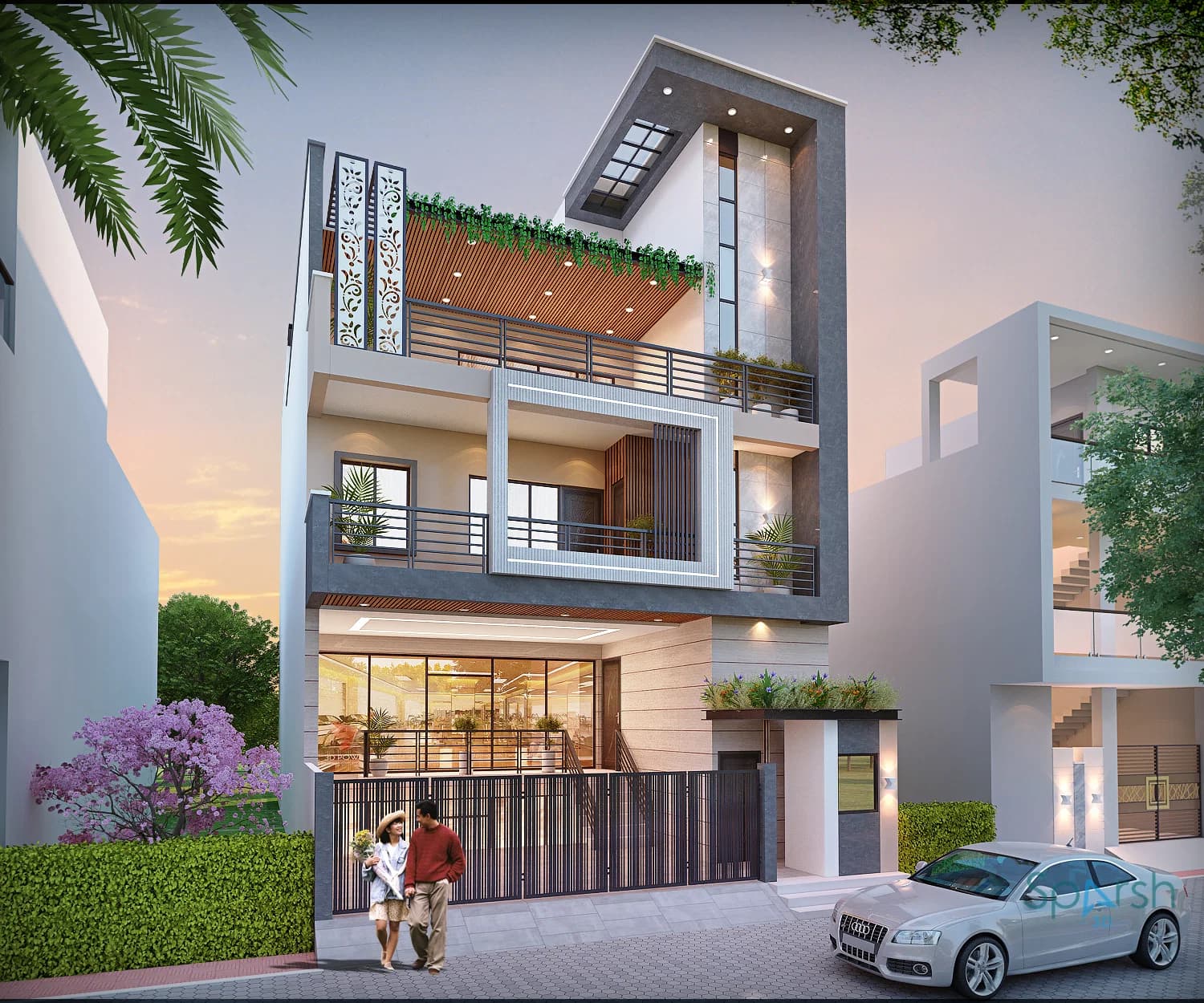 3D visualization of Lucknow Construction by Sparsh 3D Lucknow
