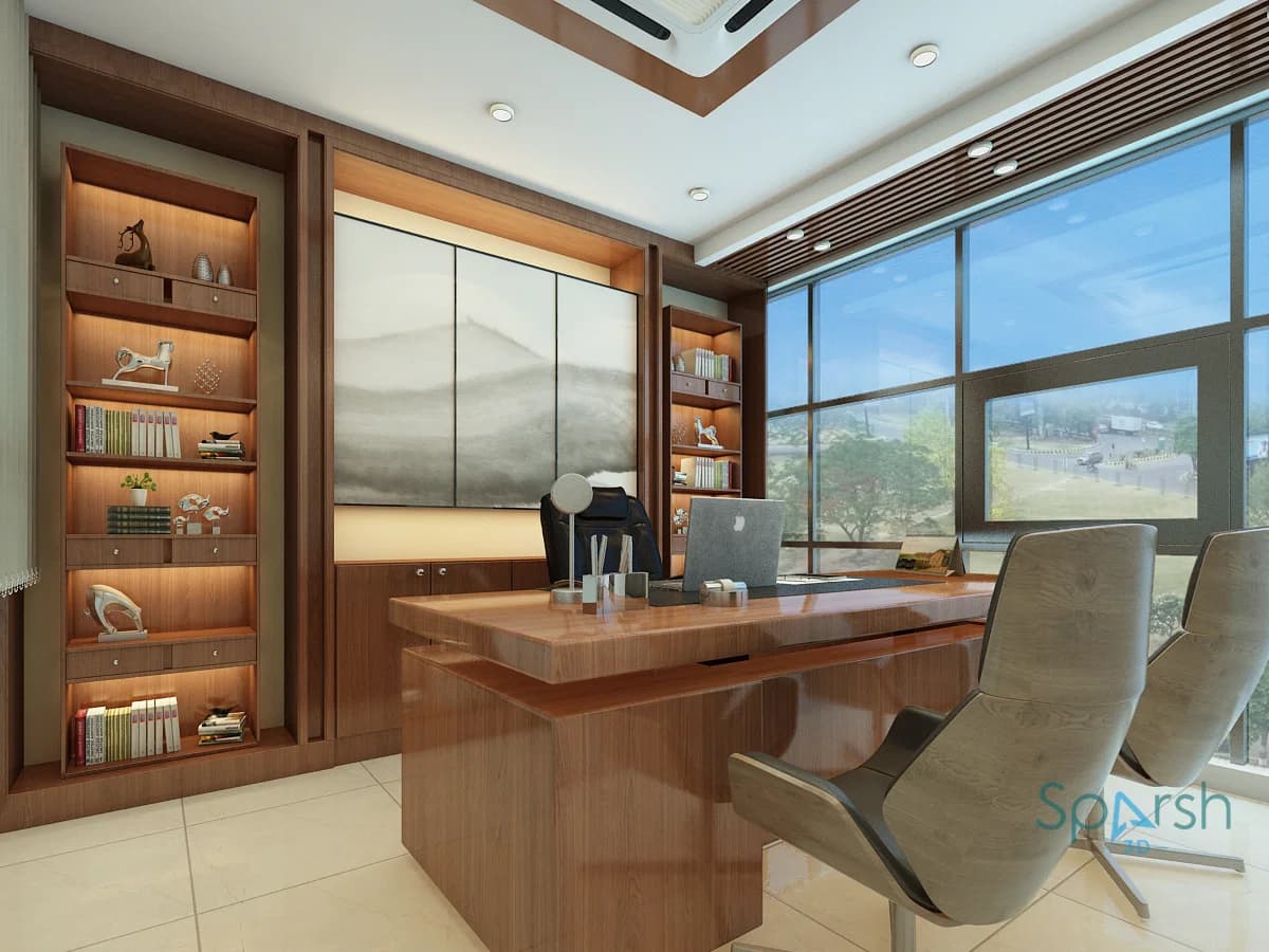 3D visualization of MD Cabin by Sparsh 3D Lucknow