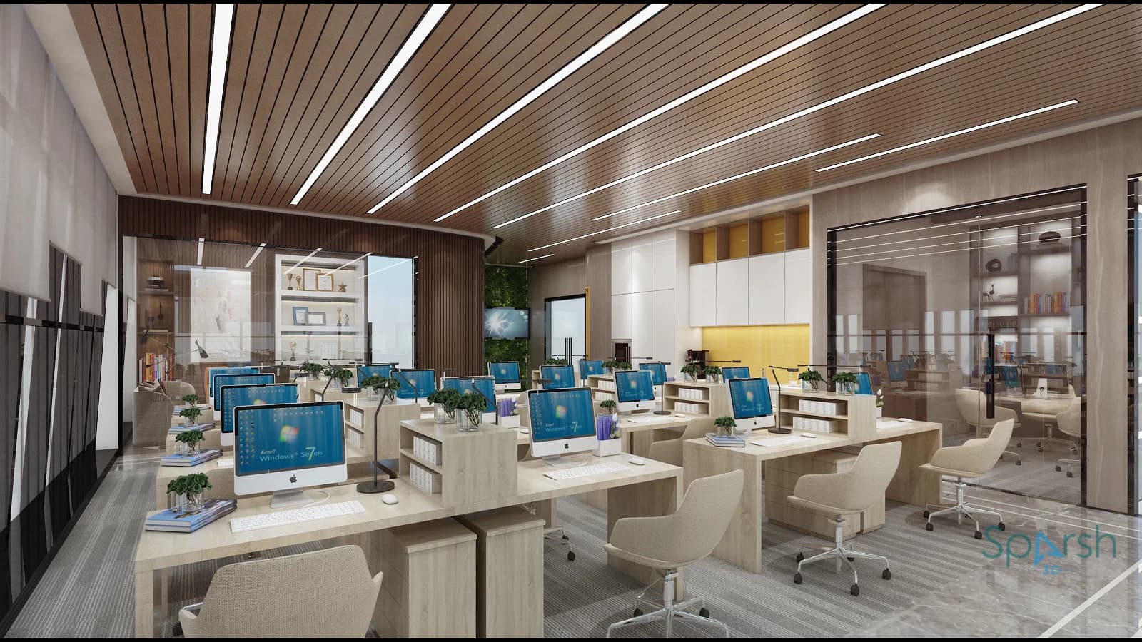3D visualization of Office Workstation by Sparsh 3D Lucknow