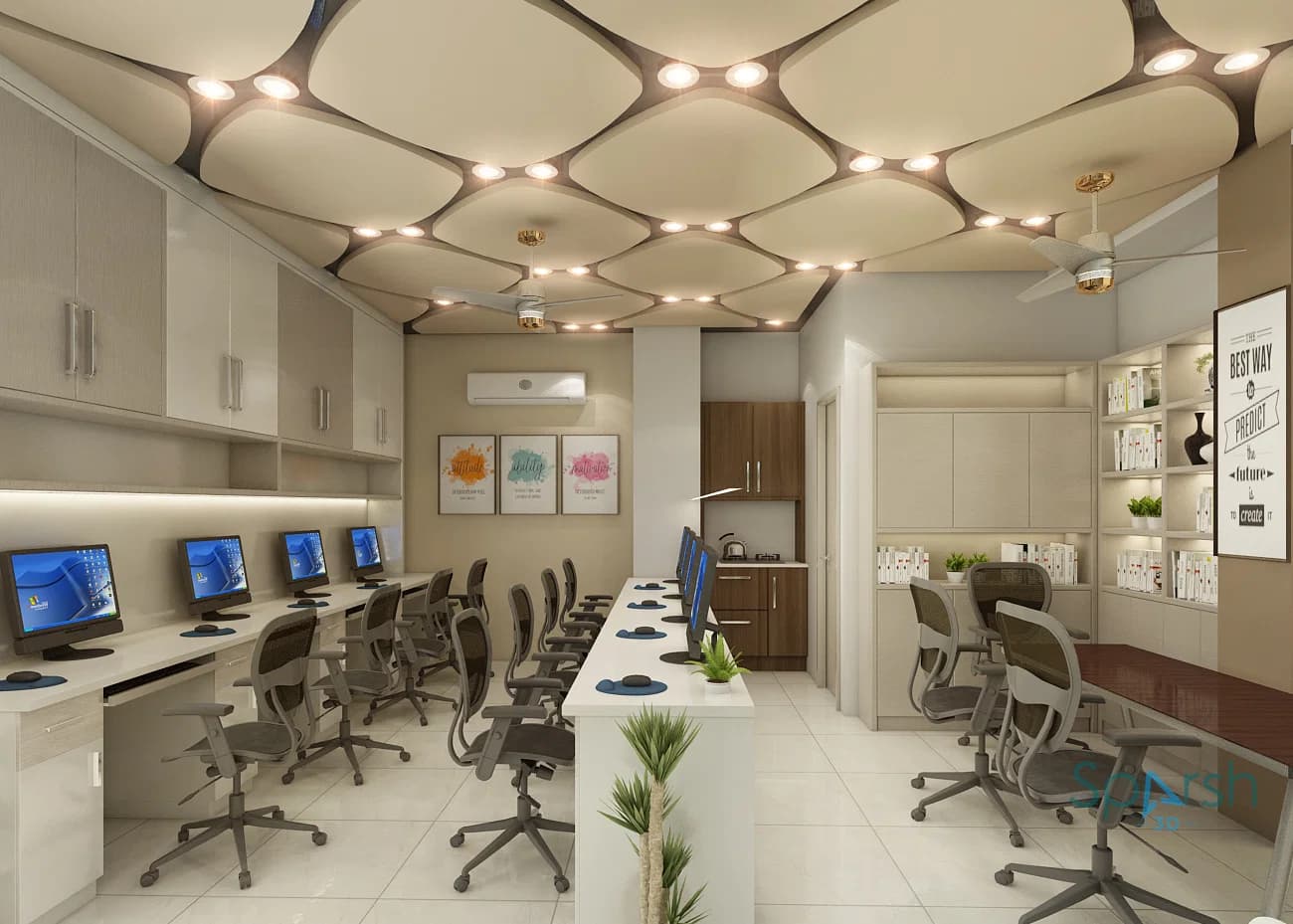 3D visualization of Office Workstations by Sparsh 3D Lucknow