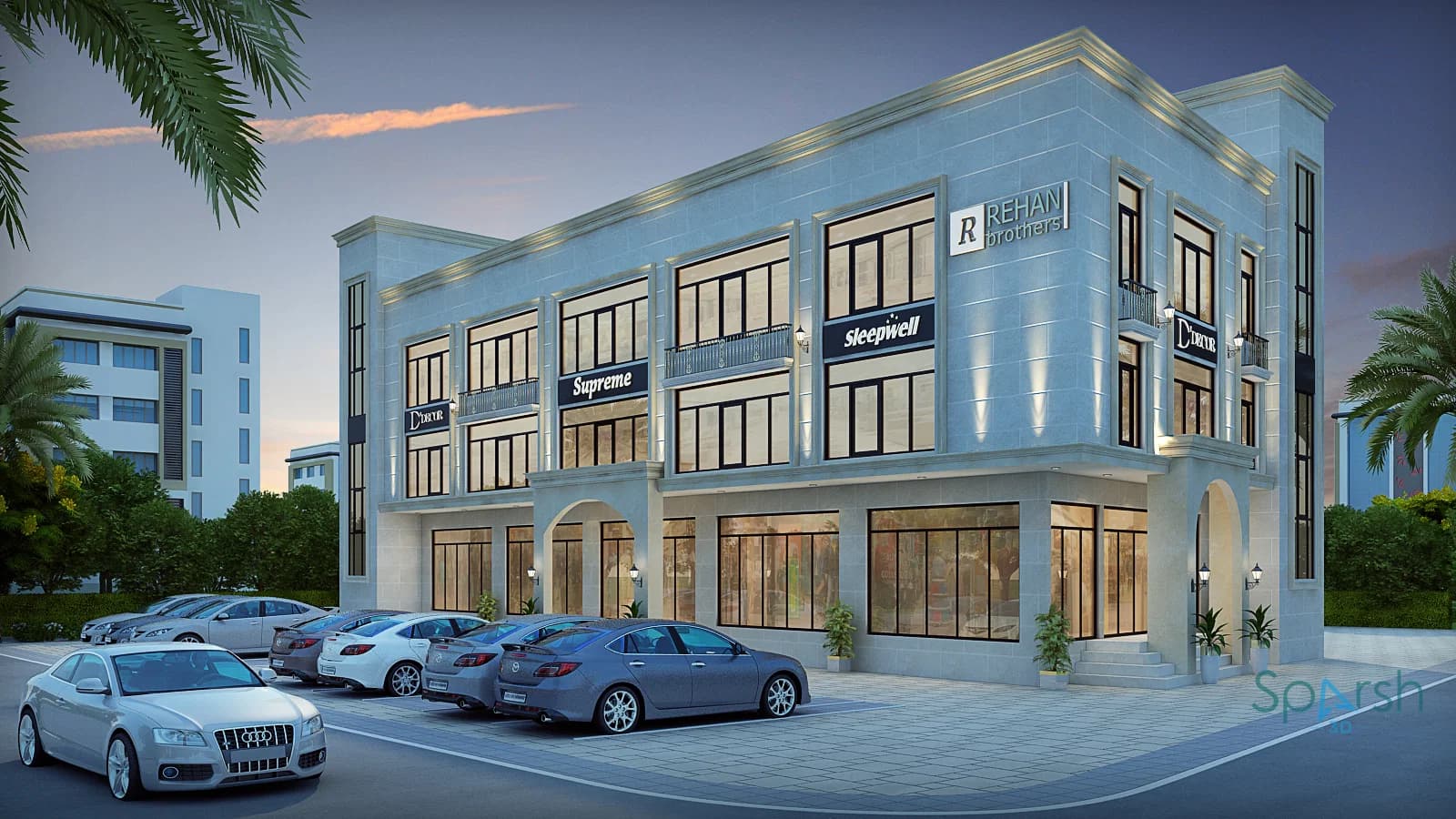 3D visualization of Rehan Brothers by Sparsh 3D Lucknow