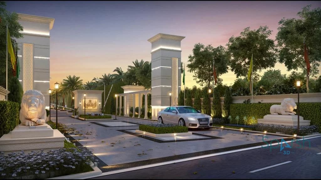 3D visualization of Rolex Resort by Sparsh 3D Lucknow