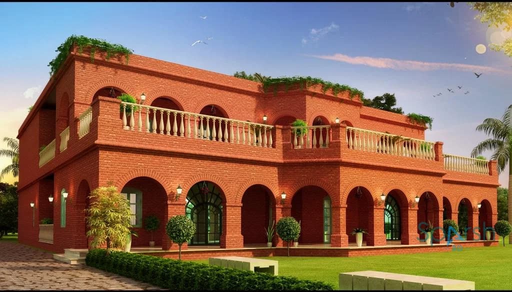 3D visualization of SD Chauhan Farm by Sparsh 3D Lucknow