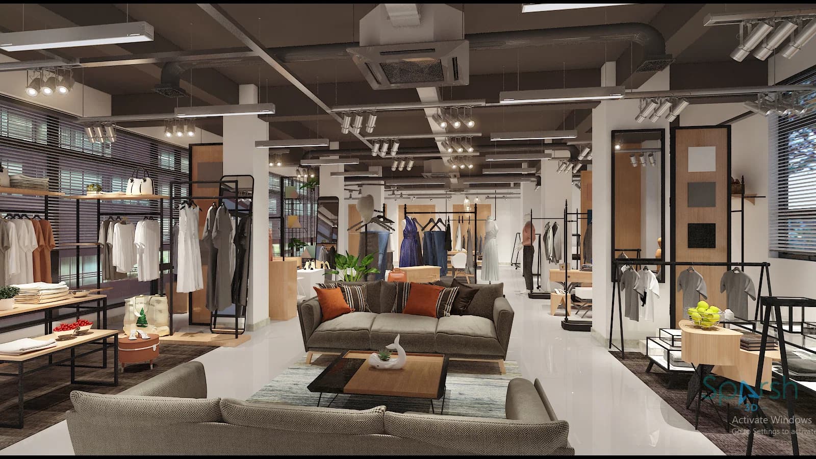 3D visualization of Shop Interior by Sparsh 3D Lucknow