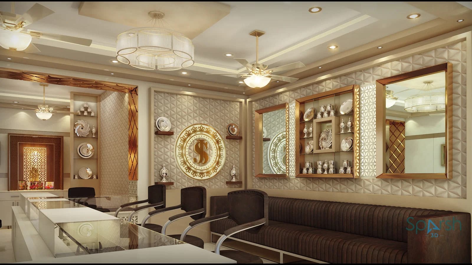 3D visualization of SJ Jewellers by Sparsh 3D Lucknow