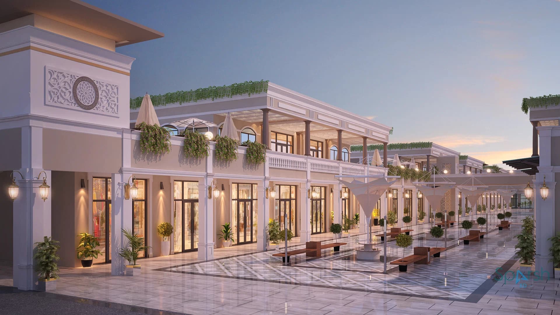3D visualization of Somsons Plaza Ludhiyana by Sparsh 3D Lucknow