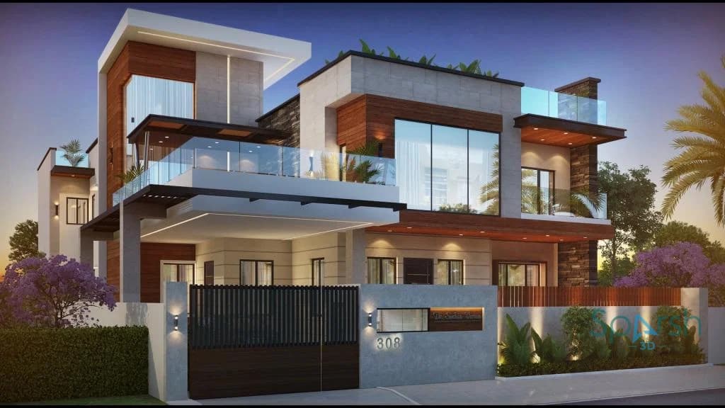 3D visualization of Sunny Sharma House by Sparsh 3D Lucknow