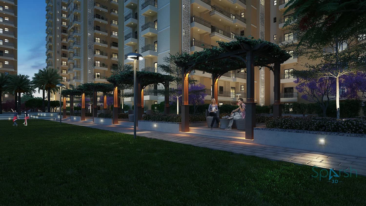 3D visualization of Trellis Area by Sparsh 3D Lucknow