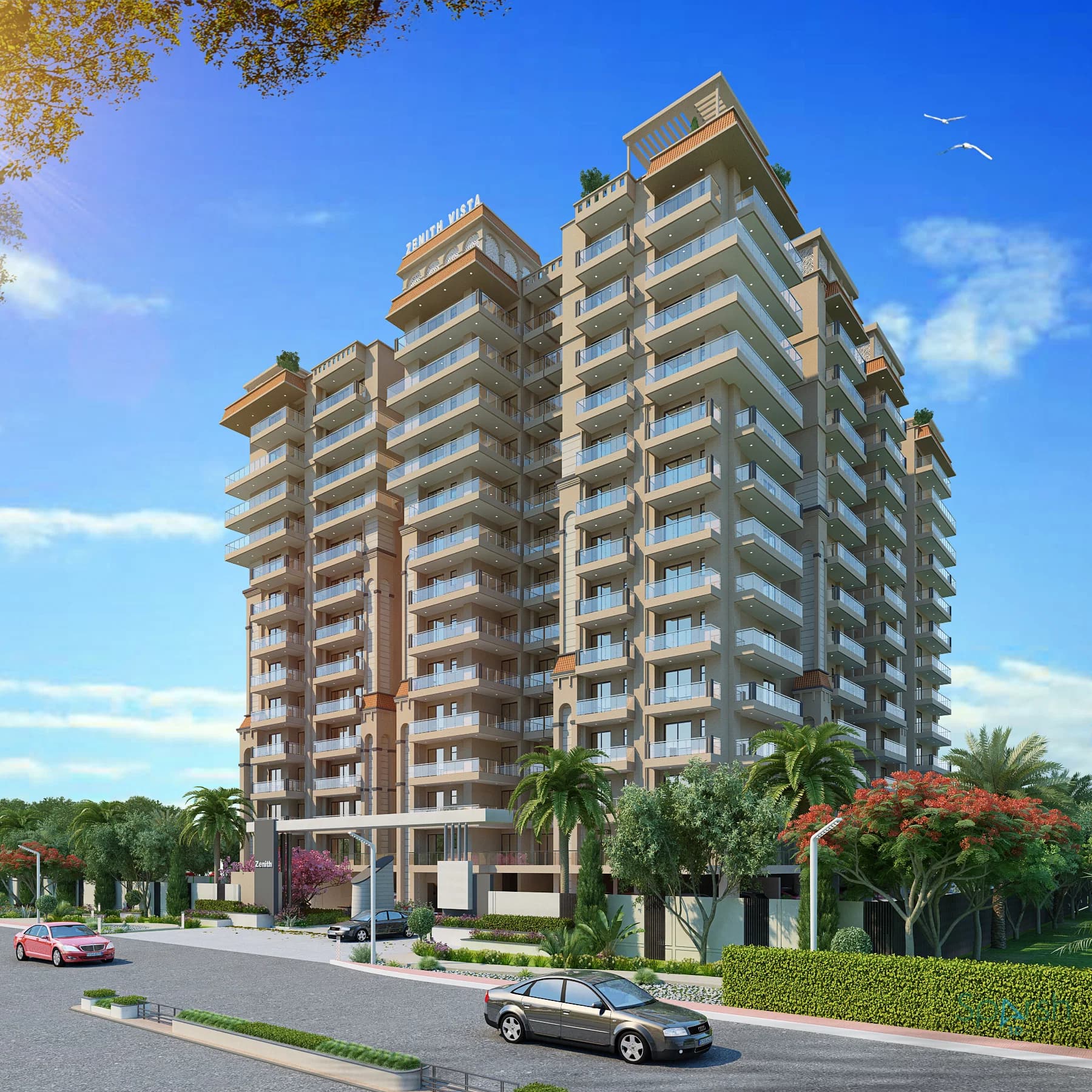 3D visualization of Zenith Vista by Sparsh 3D Lucknow